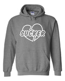 Jonas Brothers "Sucker" Broken Heart Hoodie Sweatshirt