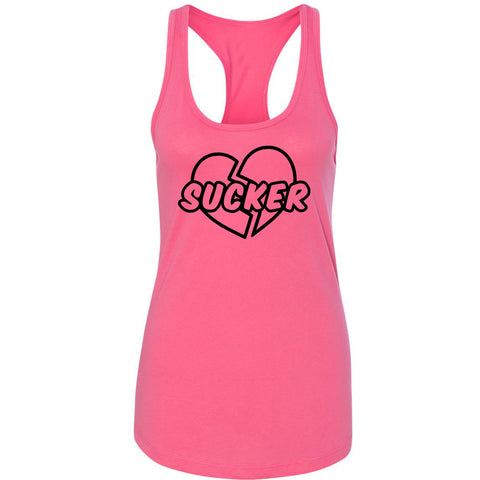 Jonas Brothers "Sucker" Broken Heart Racerback Tank Top