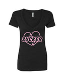 Jonas Brothers "Sucker" Broken Heart V-Neck T-Shirt