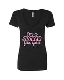 Jonas Brothers "I'm a Sucker for You" V-Neck T-Shirt