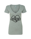 Jonas Brothers "Sucker" Broken Heart V-Neck T-Shirt