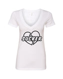 Jonas Brothers "Sucker" Broken Heart V-Neck T-Shirt