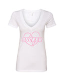 Jonas Brothers "Sucker" Broken Heart V-Neck T-Shirt