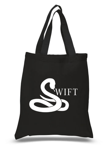 Taylor Swift "Swift Snake" in Corner 100% Cotton Tote Bag