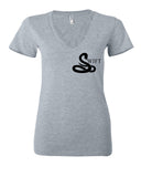 Taylor Swift "Swift Snake" in Corner Women's V-Neck T-Shirt