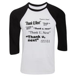 Ariana Grande "Thank U, Next" Baseball Tee