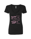 Ariana Grande "Thank U, Next" V-Neck T-Shirt