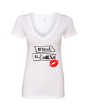 Ariana Grande "Thank U, Next" Tape & Lips V-Neck T-Shirt