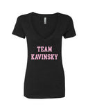 To All The Boys I Loved Before "Team Kavinsky" V-Neck T-Shirt