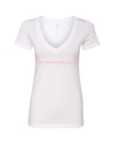 Ariana Grande "No Tears Left To Cry" V-Neck T-Shirt