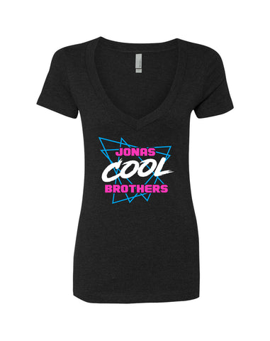 Jonas Brothers "Cool" Triangles V-Neck T-Shirt