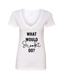 MTV Jersey Shore "What Would Snooki Do?" V-Neck T-Shirt