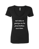 Next Week's No Good for Me, The Jonas Brothers are in Town. V-Neck T-Shirt