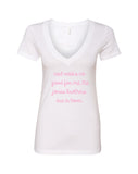 Next Week's No Good for Me, The Jonas Brothers are in Town. V-Neck T-Shirt