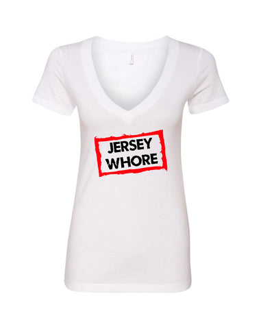 Jersey Shore MTV "Jersey Whore" V-Neck T-Shirt