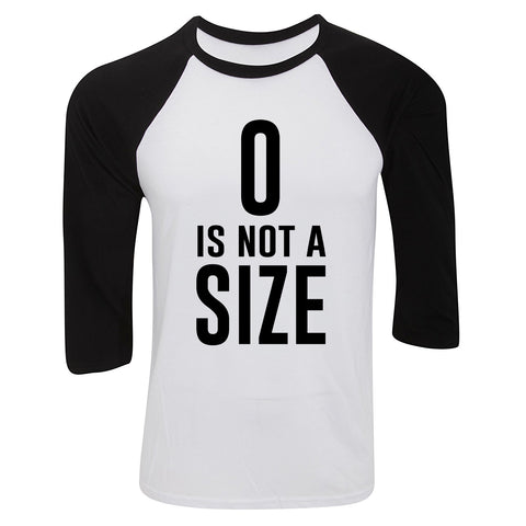 One Tree Hill TV Show OTH "Zero is Not a Size" Baseball Tee