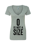 One Tree Hill TV Show OTH "Zero is Not a Size" V-Neck T-Shirt