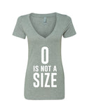 One Tree Hill TV Show OTH "Zero is Not a Size" V-Neck T-Shirt