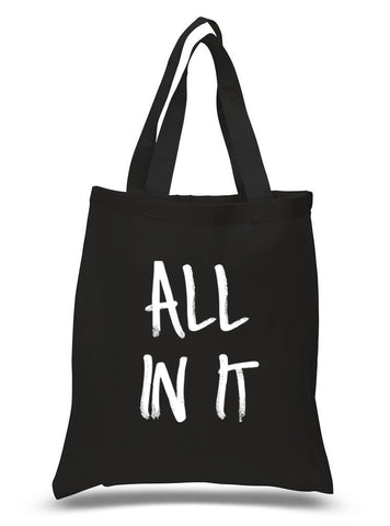 Justin Bieber "All In It" 100% Cotton Tote Bag