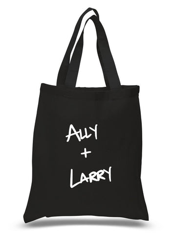 Ally McBeal "Ally + Larry" 100% Cotton Tote Bag
