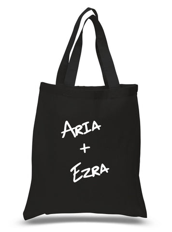 Pretty Little Liars "Aria + Ezra" 100% Cotton Tote Bag