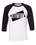 Charlie Puth "Attention" Baseball Tee