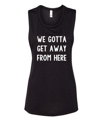 Harry Styles "Sign of the Times - We gotta get away from here"  Muscle Tee