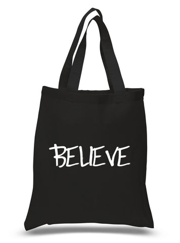 Justin Bieber "Believe" 100% Cotton Tote Bag