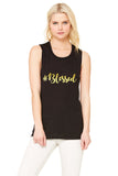 Bruno Mars "24k Magic - #Blessed" Muscle Tee