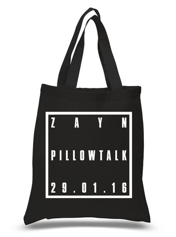 Zayn Malik "Pillowtalk" Box 100% Cotton Tote Bag