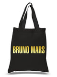 Bruno Mars "Bruno Mars Logo" 100% Cotton Tote Bag