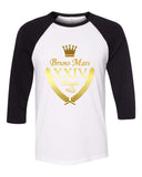 Bruno Mars "XXIVk 24k Magic Album Shield" Baseball Tee