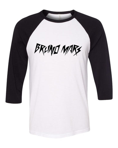 Bruno Mars "Bruno Mars - Moonshine Jungle Logo" Baseball Tee