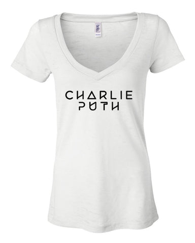 Charlie Puth "Logo" V-Neck T-Shirt