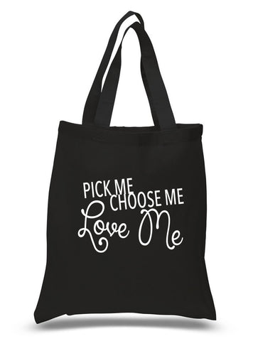 Grey's Anatomy "Pick Me, Choose Me, Love Me" 100% Cotton Tote Bag