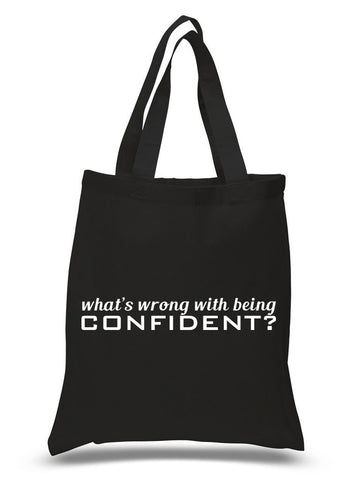 Demi Lovato "What's Wrong With Being Confident?" 100% Cotton Tote Bag