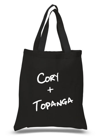 Boy Meets World "Cory + Topanga" 100% Cotton Tote Bag