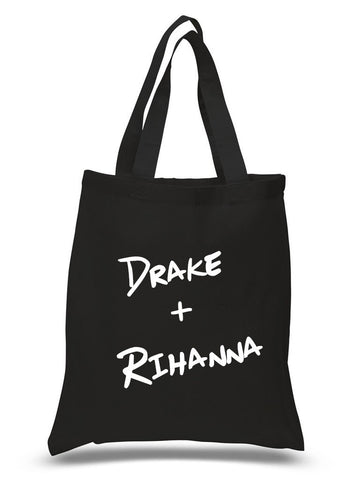 "Drake + Rihanna" 100% Cotton Tote Bag