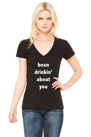 Bebe Rexha "Been Drinkin' About You" V-Neck T-Shirt