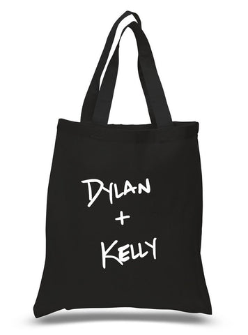 Beverly Hills 90210 "Dylan + Kelly" 100% Cotton Tote Bag