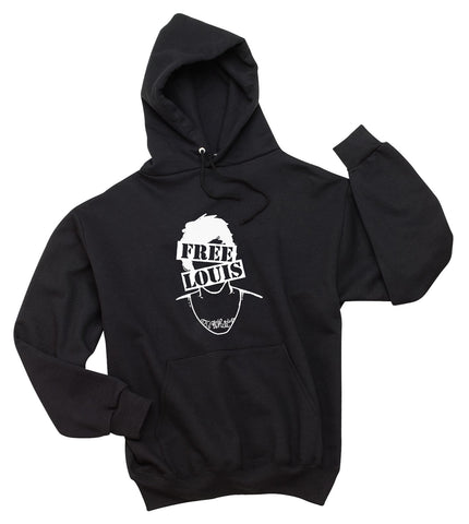 Louis Tomlinson "Free Louis - Crossout Stencil" Unisex Adult Hoodie Sweatshirt