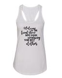Harry Styles "Sign of the Times - Welcome to the final show, hope you're wearing your best clothes" Racerback Tank Top