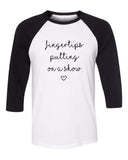 Niall Horan "Slow Hands - Fingertips putting on a show" Baseball Tee