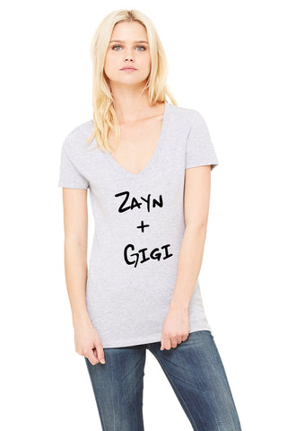 Zayn Malik / Gigi Hadid "Zayn + Gigi" V-Neck T-Shirt