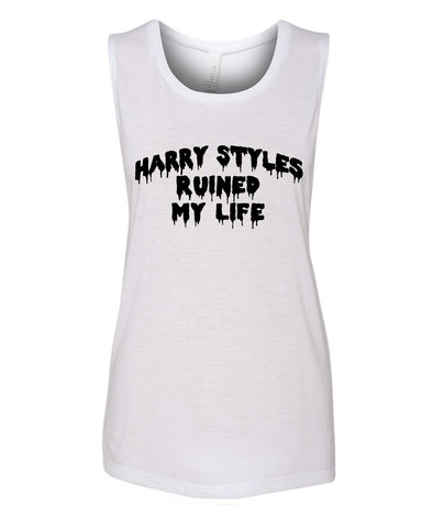 "Harry Styles Ruined My Life" Muscle Tee