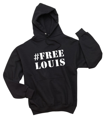 Louis Tomlinson "#Free Louis" Unisex Adult Hoodie Sweatshirt