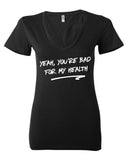 Liam Payne "Strip That Down - Yeah, You're Bad For My Health" Women's V-Neck T-Shirt