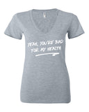 Liam Payne "Strip That Down - Yeah, You're Bad For My Health" Women's V-Neck T-Shirt