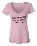 Liam Payne "Strip That Down - Yeah, You're Bad For My Health" Women's V-Neck T-Shirt