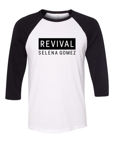 Selena Gomez "Selena Gomez - Revival" Box Baseball Tee